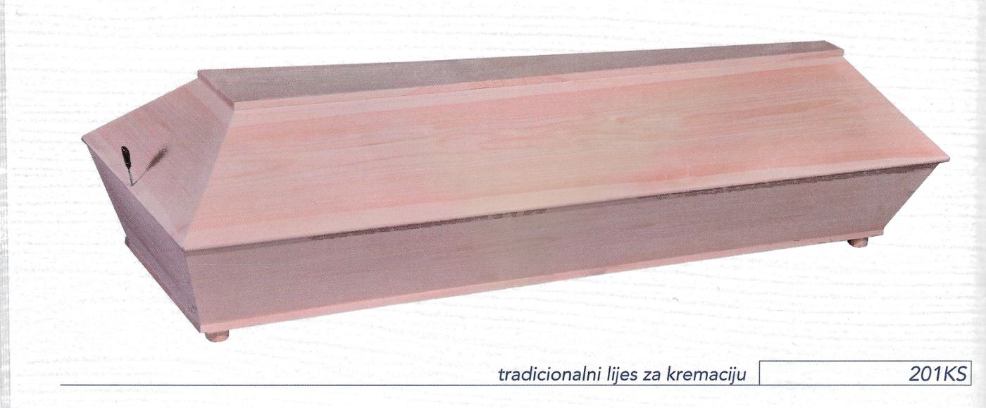 Lijes Tradicionalni lijes za kremaciju 201 KS — Omega Zelina