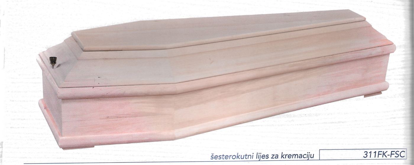 Lijes Tradicionalni lijes za kremaciju 311 FK-FSC — Omega Zelina